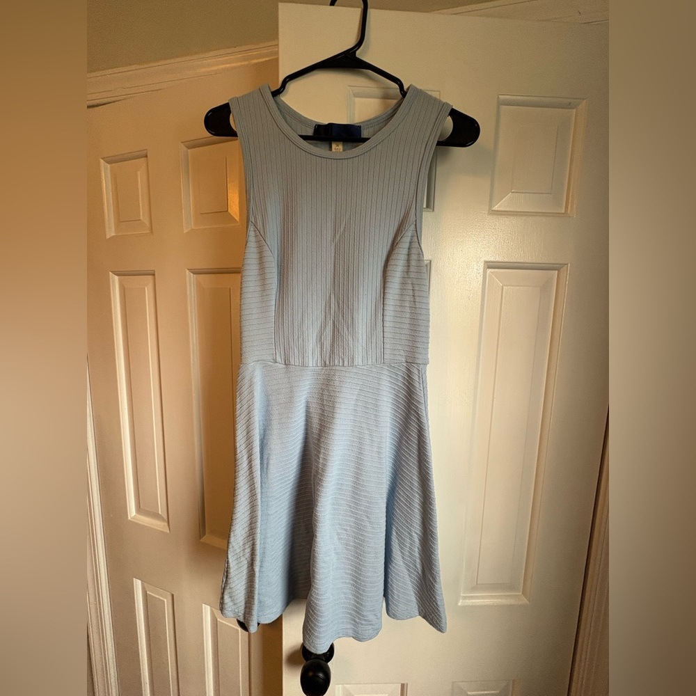 Blue Sleeveless Dress